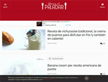 Tablet Screenshot of directoalpaladar.com